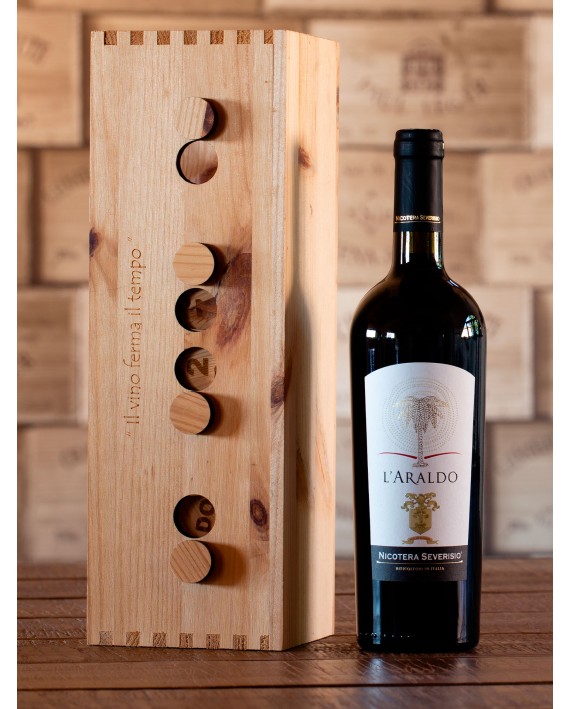 L'Araldo Vino Rosso, Indicazione Geografica Tipica Calabria, Varietà: Magliocco – Greco Nero - Calabrese