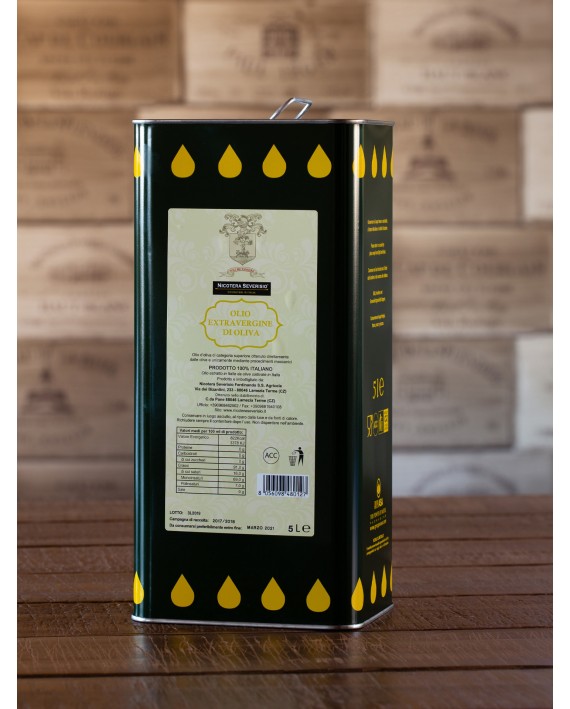 Olio Extravergine di Oliva 100% cultivar Carolea